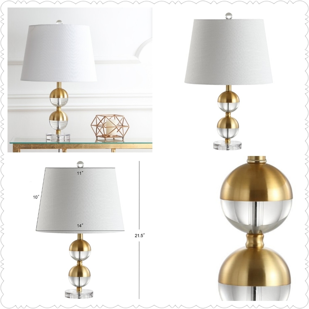 🛑SOLD OUT🛑Courtois Crystal 23" Table Lamp